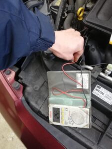 オルタネータの発電状態計測の写真