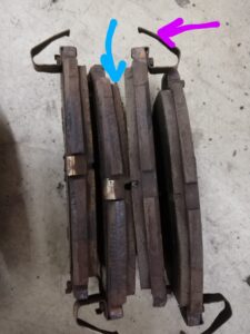 ブレーキパッドの写真